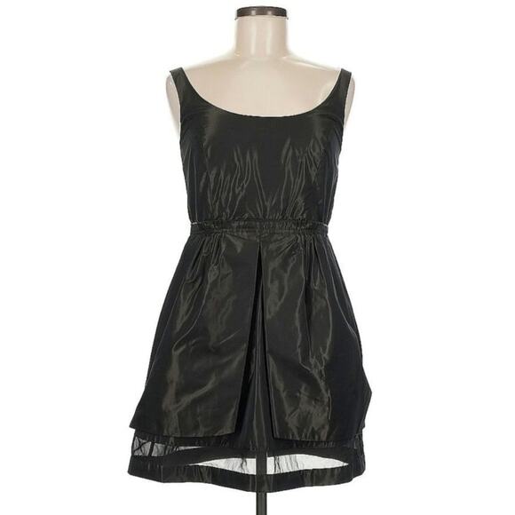 BCBGeneration Bronze Taffeta Cocktail Dress Size 8 - Picture 8 of 8
